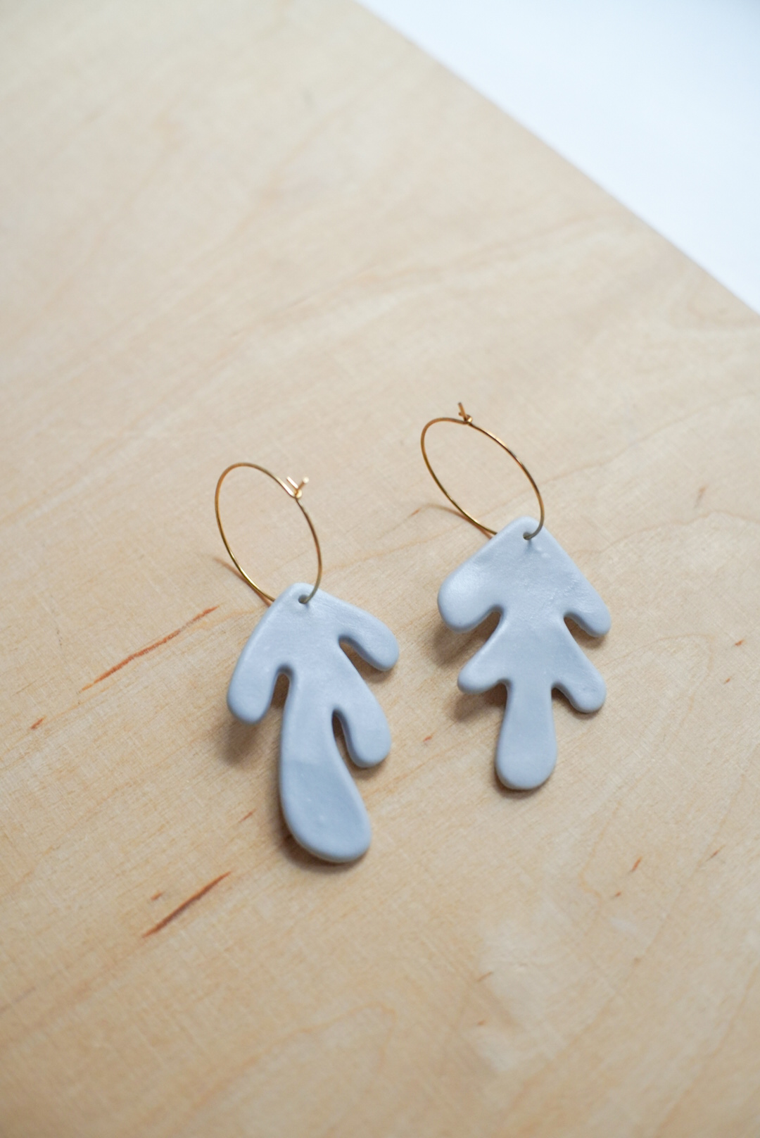 Kolczyki wodorosty, gołębi błękit - obrazek 2