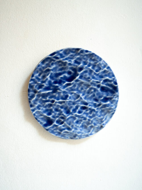 płaskorzeźba na ścianę TAFLA WODY, niebieska