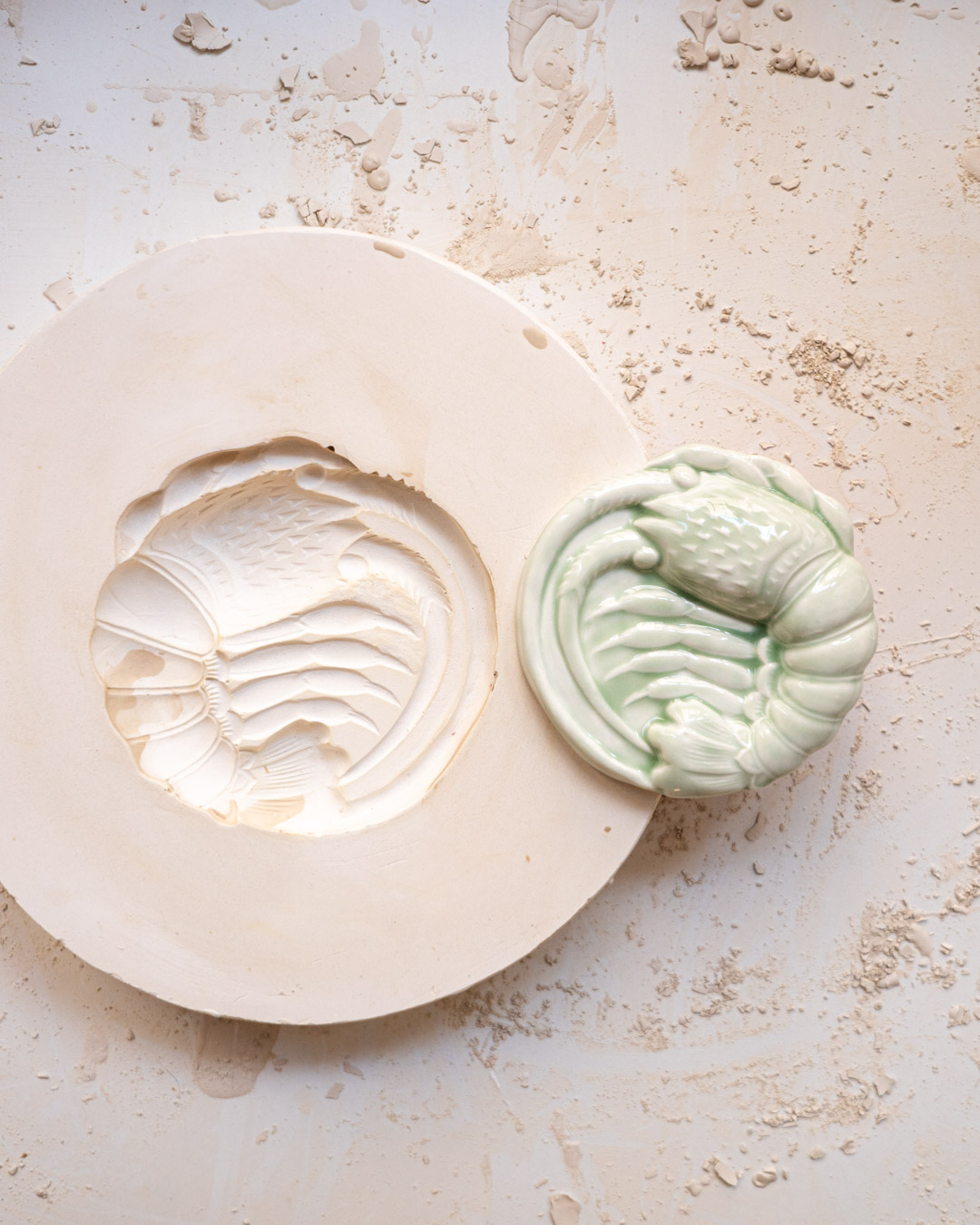 wall sculpture EBI shrimp, pink (Kopia) (Kopia) (Kopia) - obrazek 8