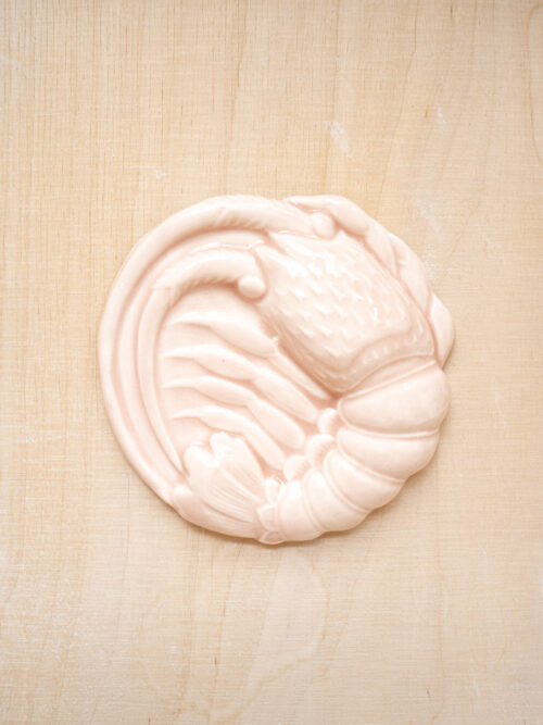 wall sculpture EBI shrimp, pink (Kopia) (Kopia)