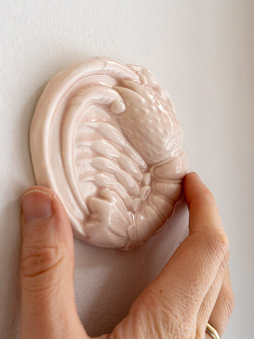 krewetka na ścianę EBI, różowa – PREORDER