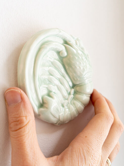 krewetka na ścianę EBI, celadonowa zieleń – PREORDER