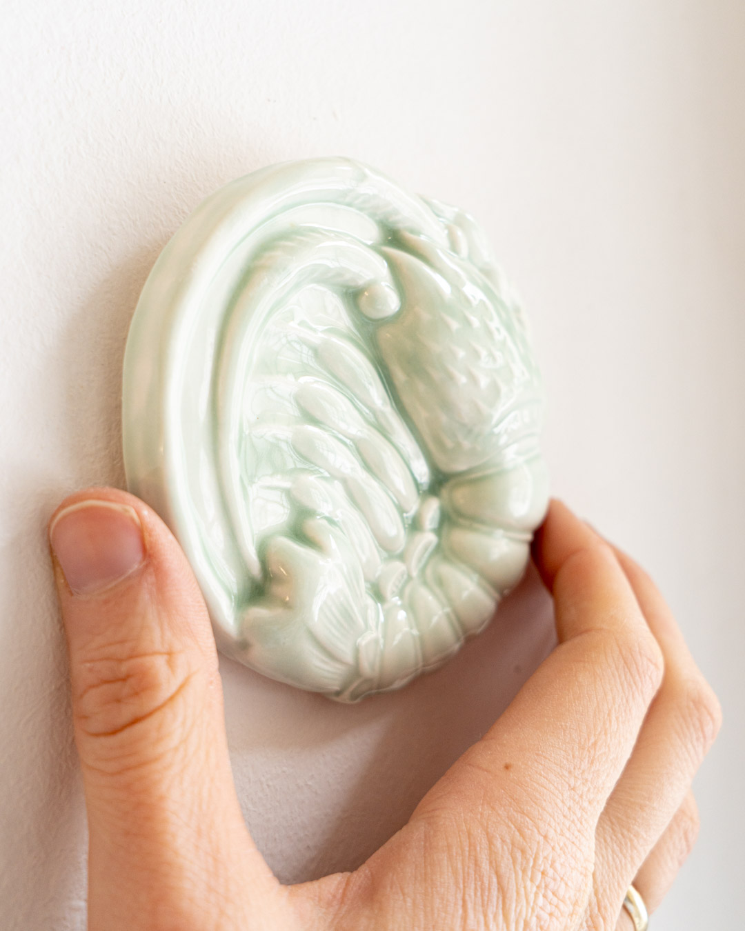 wall sculpture EBI shrimp, pink (Kopia) (Kopia) (Kopia) - obrazek 2