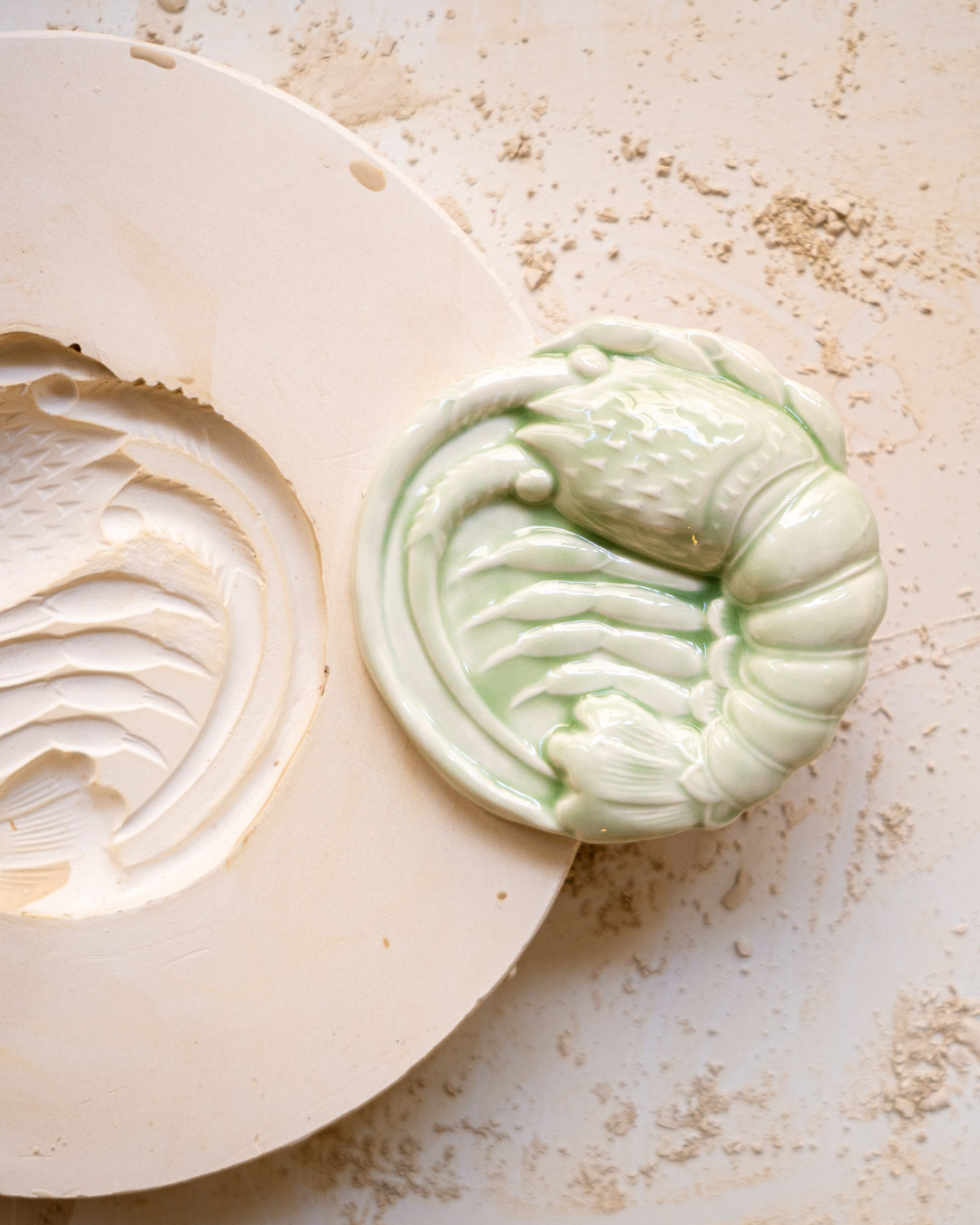 wall sculpture EBI shrimp, pink (Kopia) (Kopia) (Kopia) - obrazek 7