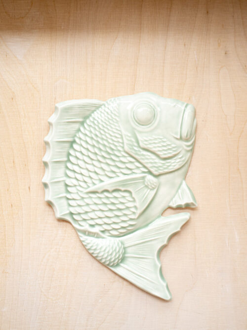 ryba na ścianę TAI, celadonowa zieleń