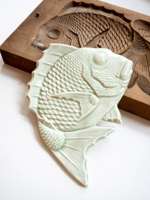 ryba na ścianę TAI, celadonowa zieleń