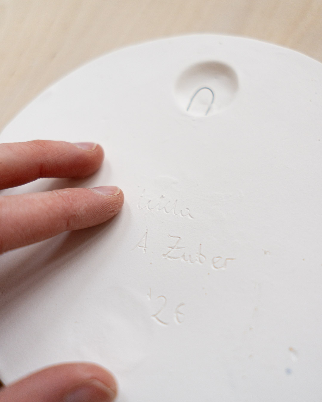 płaskorzeźba na ścianę TAFLA WODY, lodowy błękit - obrazek 9