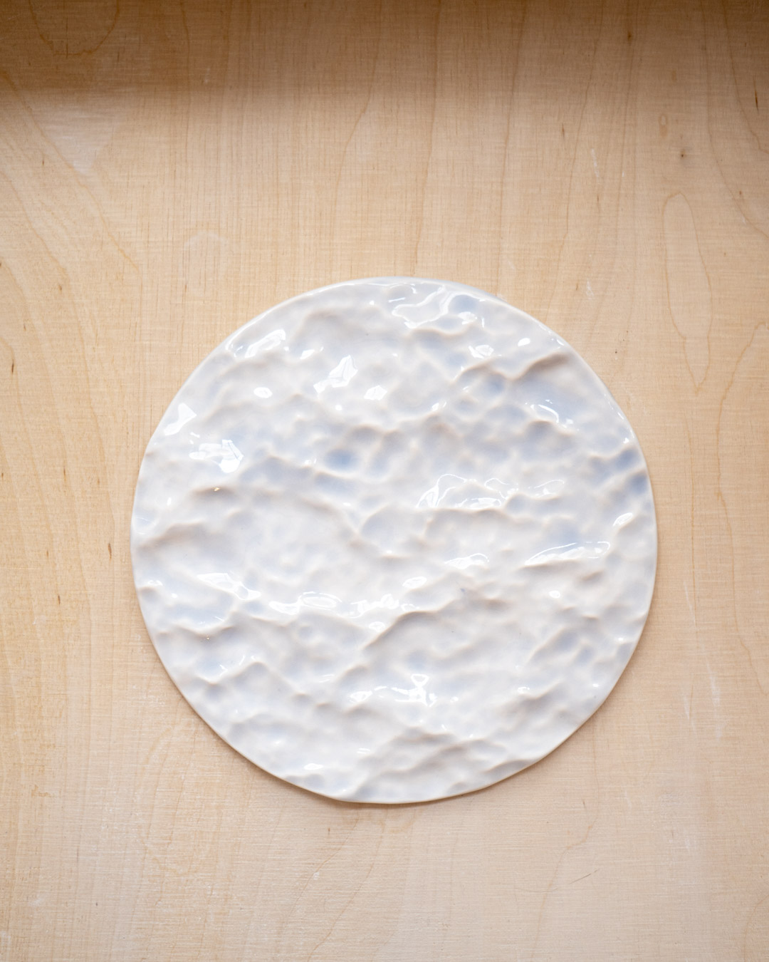 płaskorzeźba na ścianę TAFLA WODY, lodowy błękit - obrazek 3