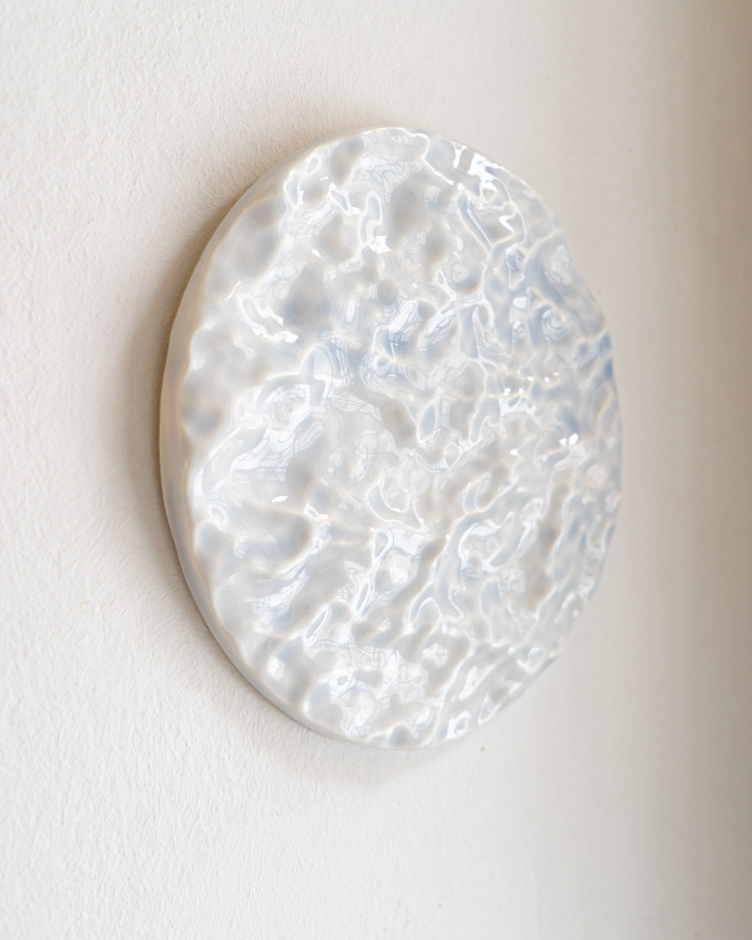 płaskorzeźba na ścianę TAFLA WODY, lodowy błękit - obrazek 2