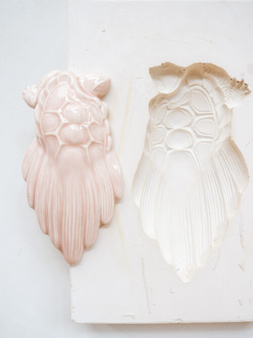 żółw na ścianę MINOGAME, delikatny róż